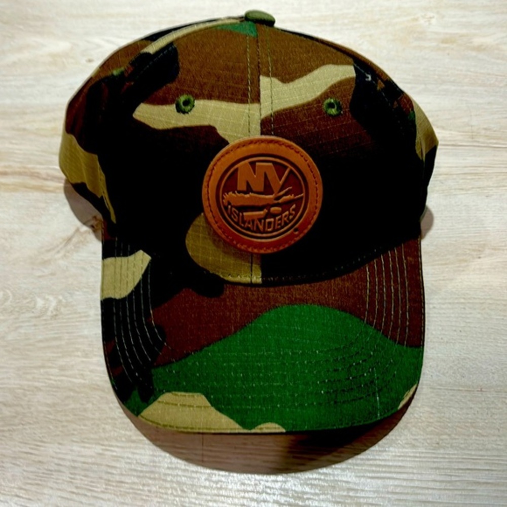 Islanders 50th anniversary camo baseball hat